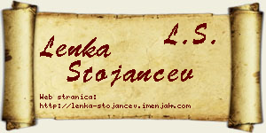 Lenka Stojančev vizit kartica